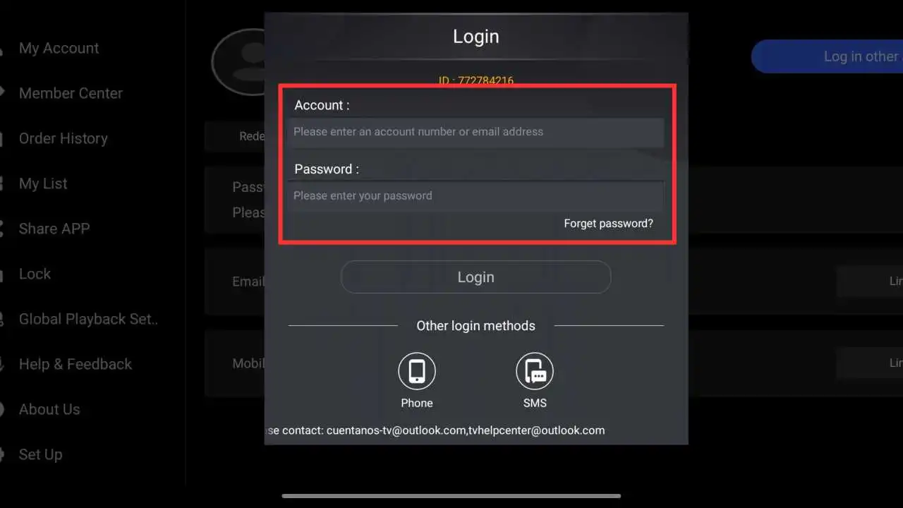 Guía detallada sobre cómo usar Xuper TV en Xiaomi Mi TV Stick Crear una cuenta
